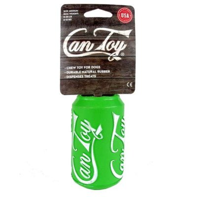 Can Toy Medium aus Naturkautschuk - made in USA - Grün