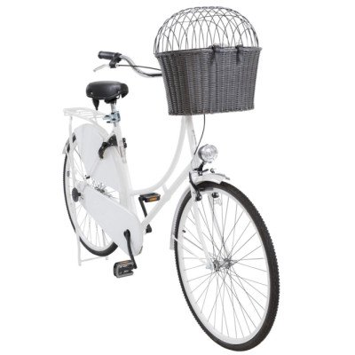 Trixie Front-Fahrradkorb aus Polyrattan