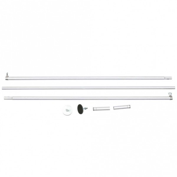 Trixie Netz-Spannstange, Aluminium, 1,28-3,25m