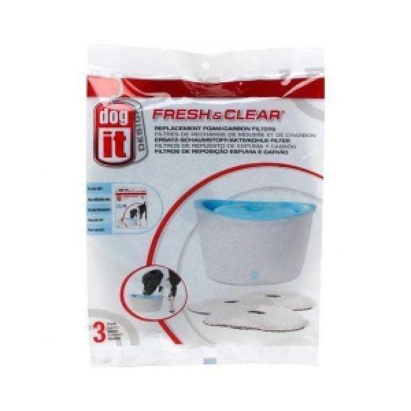 DOGIT Ersatzfilter für Fresh+Clear Trinkbrunnen 6L