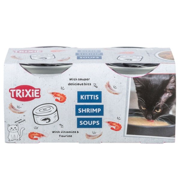 Trixie Kittis Shrimp Soup - 4 × 80 g