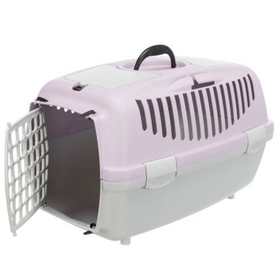 Trixie Transportbox Capri II - hellgrau/flieder
