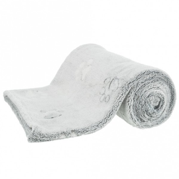 Trixie Decke Nando aus Softfleece - hellgrau