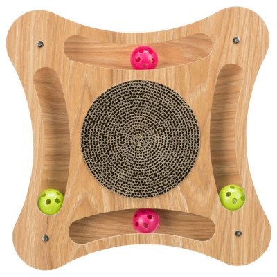 Trixie Kratzpappe mit Holzrahmen - 35 × 4 × 35 cm