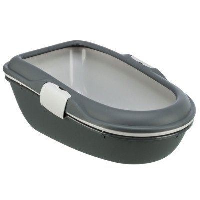 Trixie Katzentoilette Berto - dunkelgrau/hellgrau