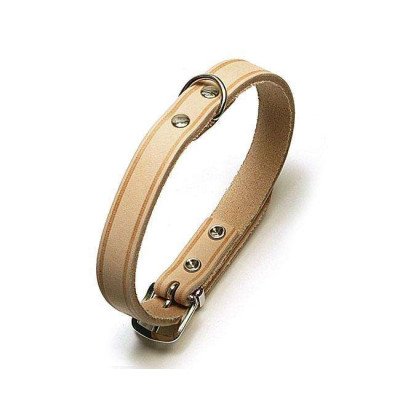 Karlie RONDO Halsband genietet - Natur - 16 mm, 42 cm
