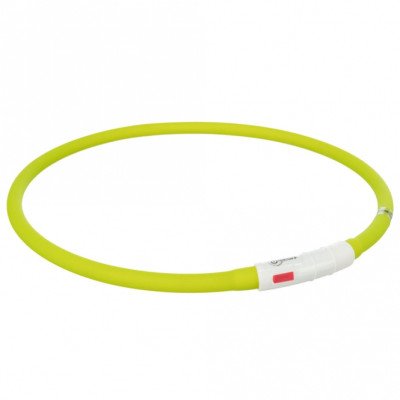 Trixie Flash Leuchtring USB aus Silikon - bunt