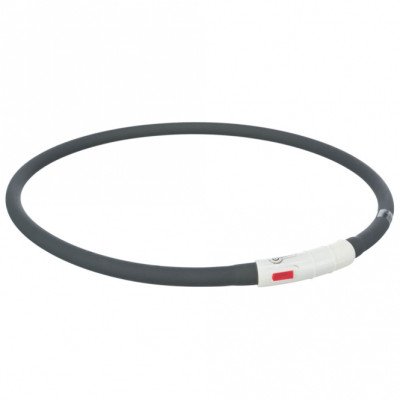 Trixie Flash Leuchtring USB aus Silikon - bunt