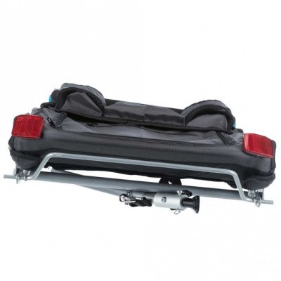 Trixie Fahrrad-Anhänger für Hunde - grau/schwarz