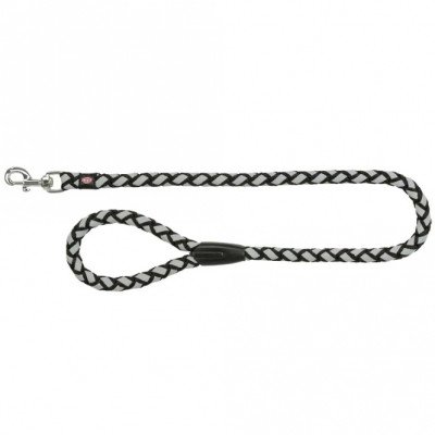 Trixie Cavo Reflect Leine - 1 m - Schwarz