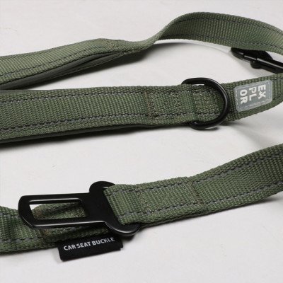 Duvoplus EXPLOR Ultimate Fit On-The-Road-Leine Classic - Undercover Green