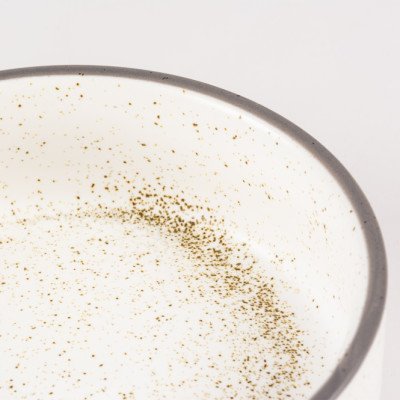 Duvoplus Keramiknapf Stone Speckle - weiß