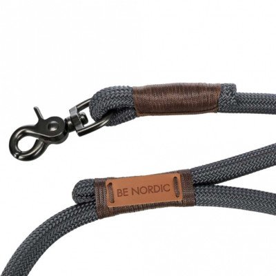 Trixie BE NORDIC Leine - 1 m - dunkelgrau