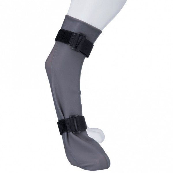 Trixie Schutzsocke aus Silikon Grau