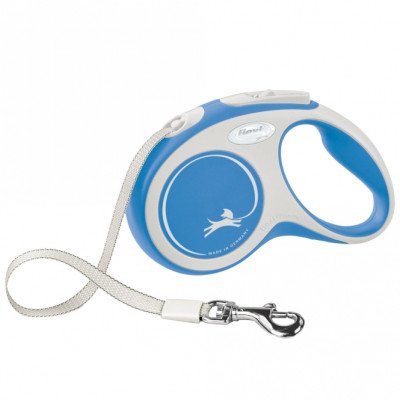 FLEXI Rollleine New COMFORT Gurt - 5m, bis 15kg