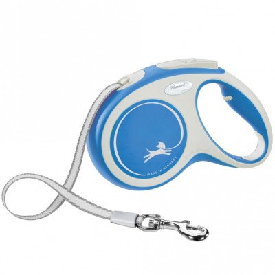 FLEXI Rollleine New COMFORT Gurt - 5m, bis 25kg