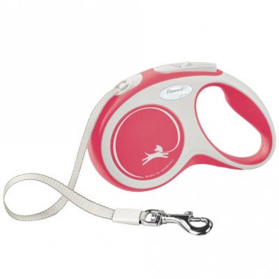 FLEXI Rollleine New COMFORT Gurt - 5m, bis 60kg