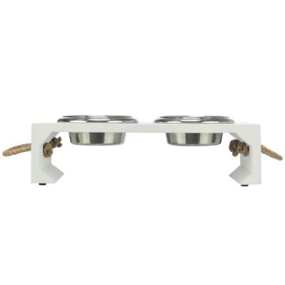 Trixie BE NORDIC Napf-Set, MDF/Edelstahl - 2 × 0,4 l