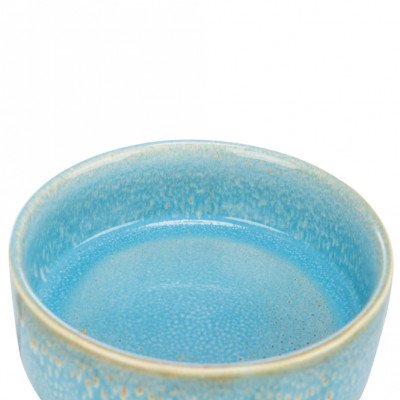 Trixie Keramiknapf mit Musterung - blau - 0,4 l/ø 13 cm