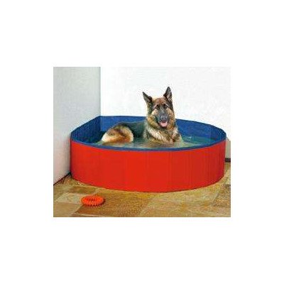 Karlie DOGGY POOL der Swimmingpool für Hunde - Rot-Blau