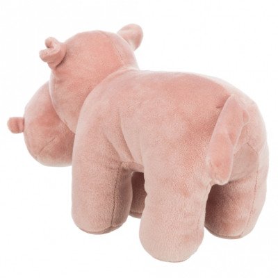 Trixie Hundespielzeug Nilpferd aus Plüsch