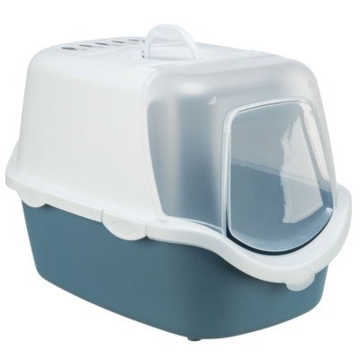 Trixie Katzentoilette Vico Easy Clean - blau/weiß