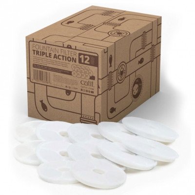 CATIT 2.0 Dreifachwirkender Trinkbrunnenfilter - 2 Stück