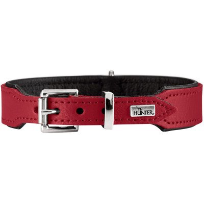 Hunter Halsband Basic 50 nickel, Hals 35-43 cm - braun