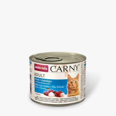 Animonda Cat Dose Carny Adult Rind & Kabeljau & Petersilienwurzeln - 200 g