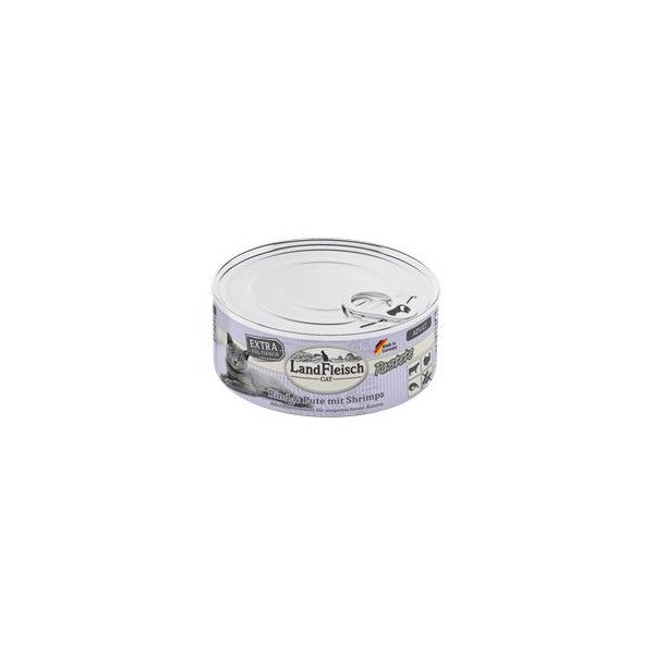 Landfleisch Cat Adult Pastete Rind, Pute & Shrimps