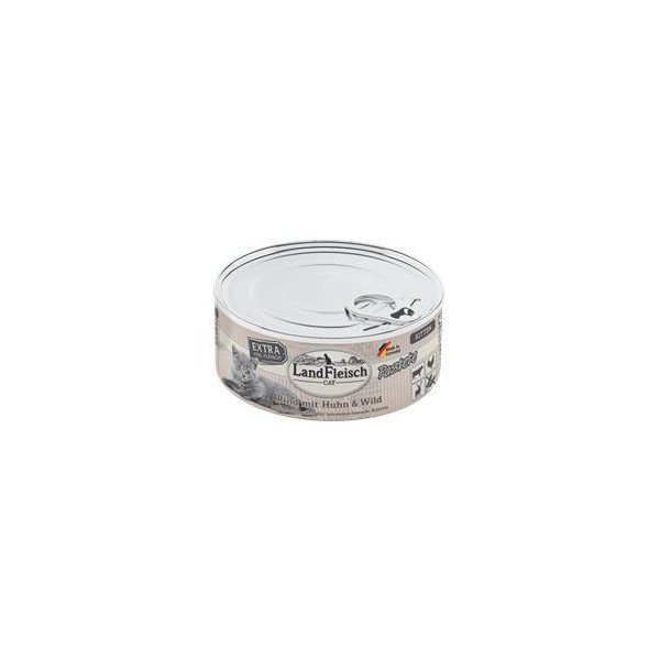 Landfleisch Cat Kitten Pastete Rind, Huhn & Wild
