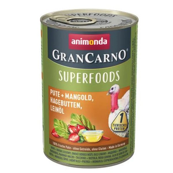 Animonda GranCarno Adult Superfood Pute & Mangold