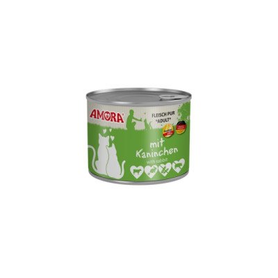 Amora Cat Dose Fleisch Pur mit Kaninchen - 200g