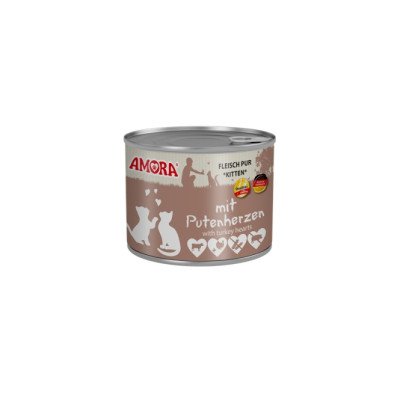 Amora Cat Dose Katzenkinder mit Putenherzen - 200g