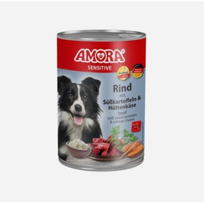 AMORA Dog Sensitive Rind & Süßkartoffel - 400 g