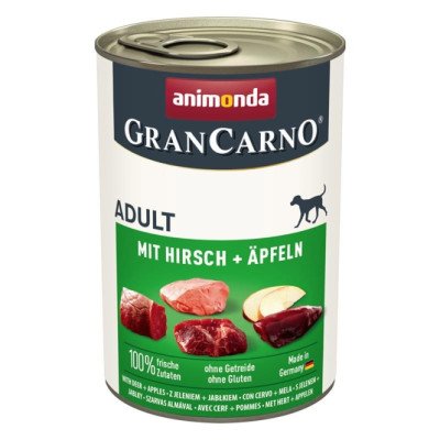 Animonda GranCarno Adult mit Hirsch & Äpfeln - 400g