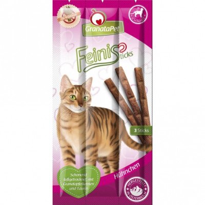 GranataPet Feinis Katzensnack Ente & Katzenminze 50g