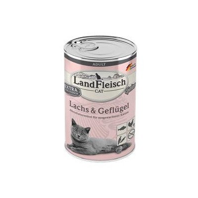 Landfleisch Cat Adult Gelee mit Lachs & Geflügel 400 g