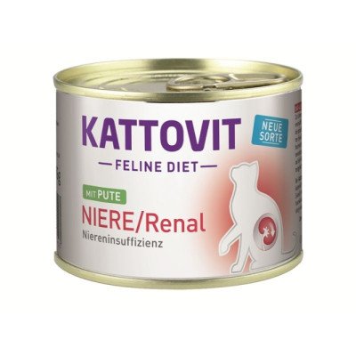 Kattovit Dose Feline Diet Niere/Renal Pute 185g