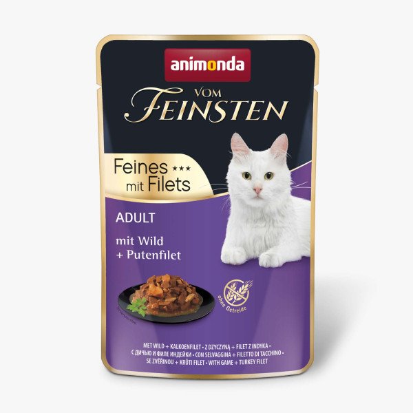 Animonda vom Feinsten Cat Adult Wild & Putenfilet 85g