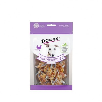 Dokas Dog Snack Hühnerbrust mit Fisch 70 g