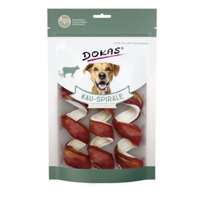 Dokas Dog Snack Kauspirale mit Entenbrust 110g