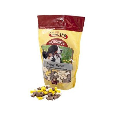 Classic Dog Snack Cookies Puppy Bones 500g