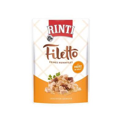 Rinti Filetto Jelly Huhn & Hühnerherz 100g