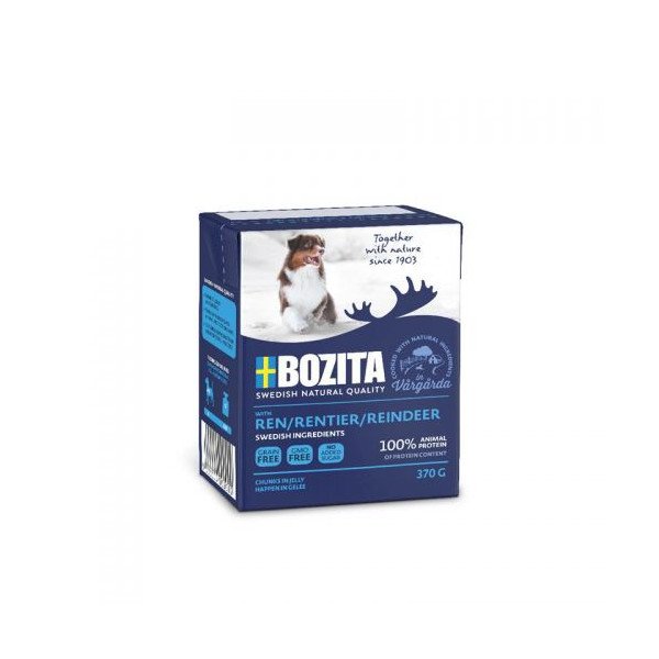Bozita Dog Tetra Recard Happen in Gelee Rentier 370g