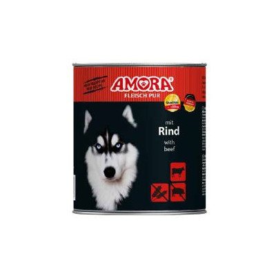 AMORA Dog Fleisch Pur Rind 800g