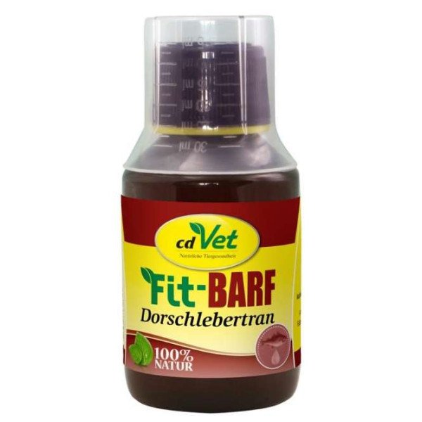 cdVet Fit-BARF Dorschlebertran 100ml  für Hunde/Katzen