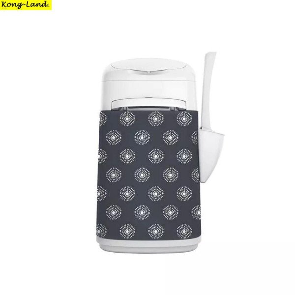 LitterLocker Fashion Bezug Flowers - grau