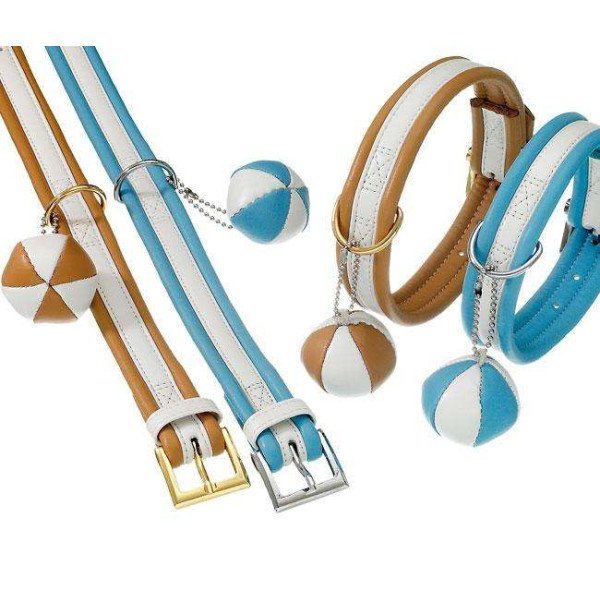 Karlie COTTAGE LINE Halsband - Blau-Weiß