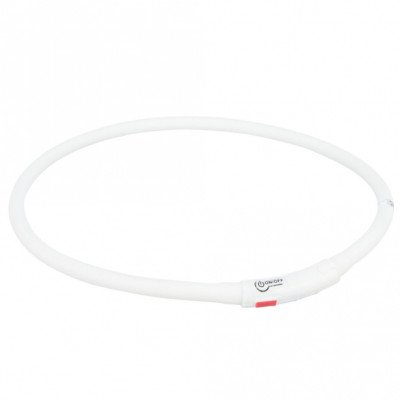 Trixie Flash Leuchtring USB aus Silikon - bunt